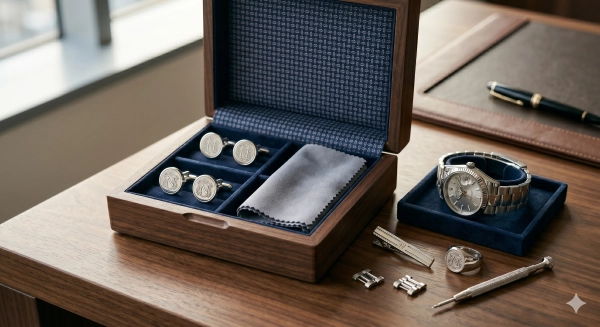 Proper storage and care for custom cufflinks investment pieces