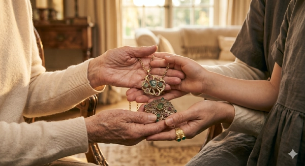 Custom statement jewelry designed to become meaningful family heirlooms