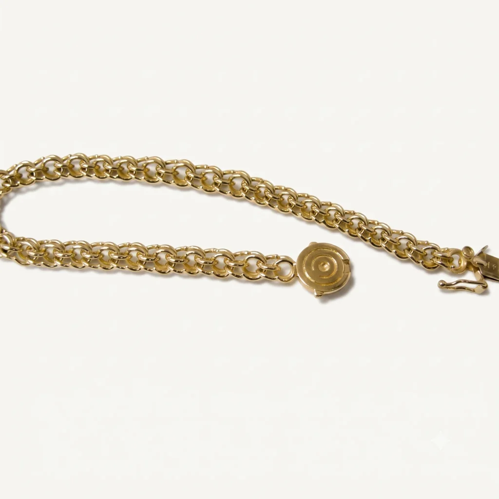 Yellow Gold Chain Bracelet​