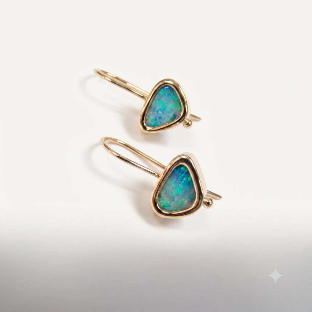Blue Opal Earrings​