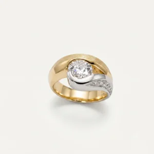 channel set diamong ring