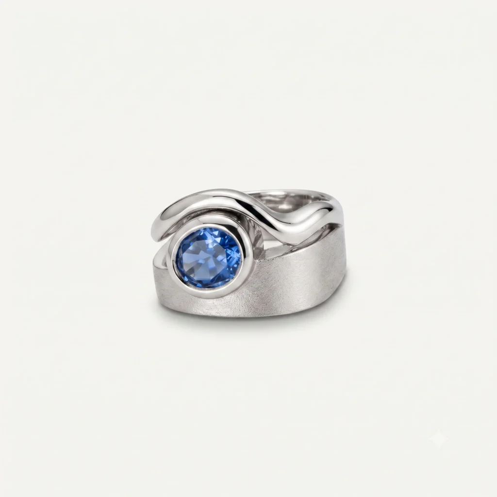 blue sapphire ring